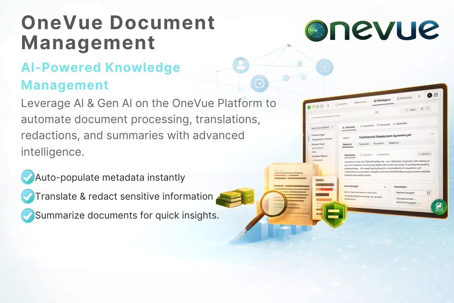 OneVue Document Management Screenshot